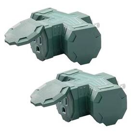 Szky02a Qitim Outdoor Plug Outlet Splitter 3 Way Outlets Power Extender With Safe Cover