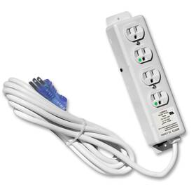 Quail Electronics 0310.ps4-15 4 Outlet Hospital Grade Power Strip - 15ft Cord Medical Use Ul 1363a Compli