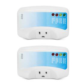 Wd32370 Qwork Voltage Protector 2-pack For Major Appliances 120v 1400w Surge Flu