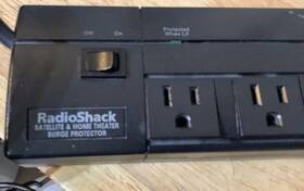 No.61-2238 Radioshack 612238 Satellite&home Theatre Surge Protector 6 Outlets Ant/catv