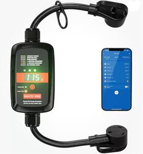 P1-smart-50a Rauto Vibe New P1su Smart Rv Surge Protector 50 Amp 125v Real Time Monitor