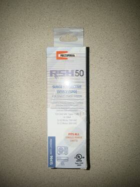 Rsh50 Rectorseal 96419 Surge Protector Spd For Single-phase Systems