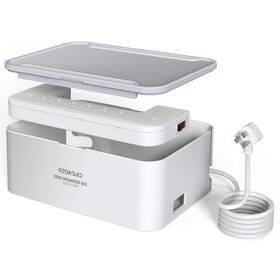 Redagod 435611443953 Power Strip With Cable Management Box Surge Protector 8 Outlets And 3 Usb Ports