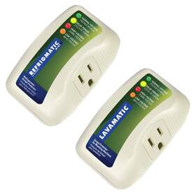 Refrigmatic 603922302452 Two Electronic Voltage And Surge Protector Combo - Protect Your Refrigerator An