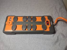 4200j Ridgid 649532935000 10 Ft. Kink-free Cord 10-outlet 2 Usb 15 Amp Surge Protector