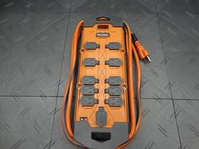 Rg1010uc Ridgid Surge Protector 10-outlets Usb A/c Charging Used