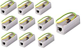 Mpn45938 Riteav - Outdoor Ethernet Poe / Rj-45 Surge Protector Shielded For Thunder &
