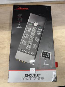 Rf-hts4418 Rocketfish 12-outlet Power Center With Surge Protector