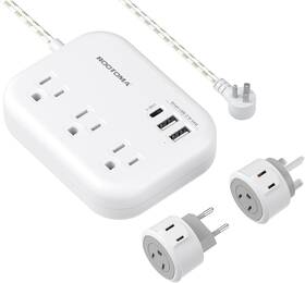 R-707-u Rootoma European Travel Plug Adapter With Usb C International