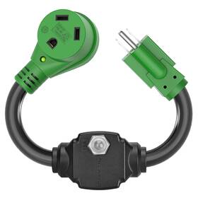 Rgac1530-olp Rvguard Overload Protector 30 Amp To 110 Volt Rv Adapter Cord With Circuit