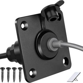 Rvs-ws-5521 Rvspark Waterproof Wall Socket Passthrough For Starlink Mini Aluminum Dc 5.5 X