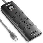 S-55210 Strip Outlets Surge Protector Power Smart Usb Charging 791758455210