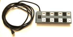 Ul25pcb-15 S. L. Waber Industrial 7 Outlet Power Strip Model 15a 120v 60hz