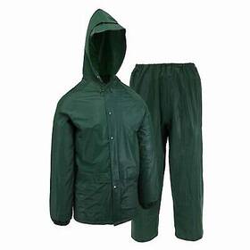 44100 Safety Works Inc 44100/m Med Grn Pvc Rainsuit -44100/m