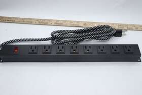 800667 Sgs 8 Outlet Power Strip Moutable Surge Protector Heavy Duty Metal 6ft