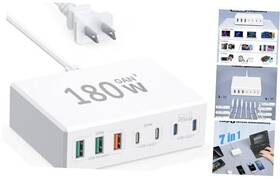 Hnt-pc903 Shenzhen Hua Nan Tong Electronic Technology Co. Ltd. Usb C Charger 180w Gan Power Adapter Multiple 180w-7 Port