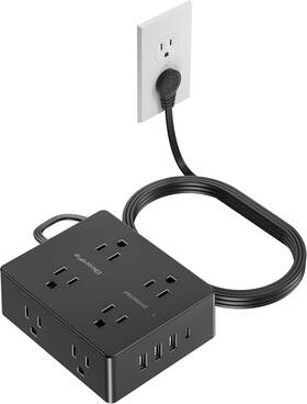 6a1397157f75e7ef2474f2d9 Shenzhen Xianfengtongle Technology Co.ltd Surge Protector Power Strip 10 Ft Cord Ultra Thin Flat Plug Extension 8