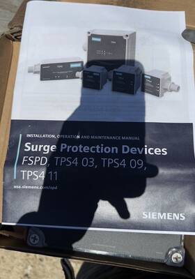 Tps4f1115d2 Siemens Tps4-11 Surge Protection Device Black White 480v 20ka