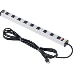 500886 Sim Supply Blocked Brand Industrial Power Strip 9 Outlets 15a 25 Inch L 15ft Cord