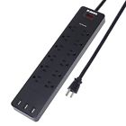 Sk013-us Jfegwo Power Strips On Surge Protector With Feet Extension Cords