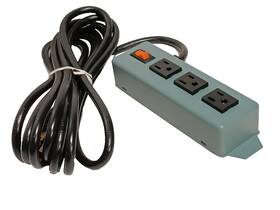 Xul605cb-15 Sl Waber Power Tap 3-outlet Industrial Strip 15a 125v 60hz