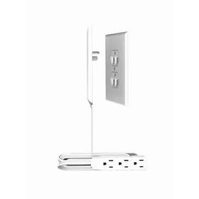 Sleek Socket 313025138130 Inverted Ultra-thin Outlet Concealer And Cord Kits Two 3 8 Ft