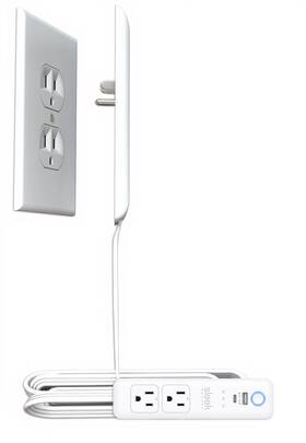 Sleek Socket 850035066539 Smart Universal Outlet Concealer With Wi-fi 5ft