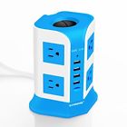 Sm-ol4u8m-0701 Safemore Surge Protector Power Strip Port Multi Outlets Plug Desktop