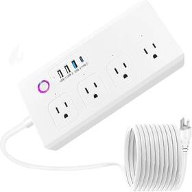 Smart 313088342352 Matter Power Strip Usb C Surge Protector Extension Cord With 4 Ind