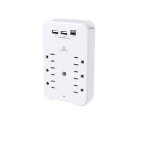 Sppwrhbnl2-bj Smartpoint 6-outlet Power Strip With Usb Ports