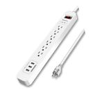 Smc607-1801000922 Huntkey Outlets Surge Protector Power Strip With Usb 489702423346