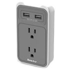Smd407-03 Huntkey 2-outlet Wall Mount 4897024239365
