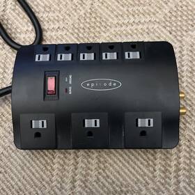 Ep-200-8ps Snapav Surge Protector Episode 8 Outlet Wall Coaxial
