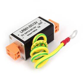 A13082000ux0438 Sourcing Map Uxcell Dc 12v Power Supply Surge Protection Arrester Black Orange