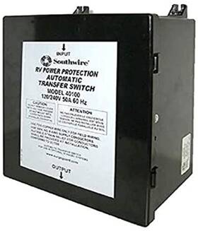 Southwire 024098401006 Technology Research 40100 50 Amp Surge Guard Automatic Transfer Switch Black