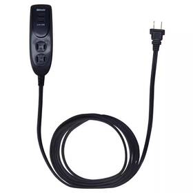Southwire 313054913982 4 Ft. 2-outlet Desktop Surge Protector And Usb Charger Extension Cord