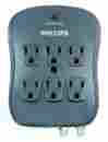 Spp2217wa Philips 6-outlet Home Theater Surge Protector Black 609585156760