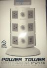 Srg-pt11o01-2usb Aduro Surge Power Tower Multi Charging Station Outlet Protector New