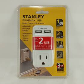 Dr-1510 Stanley 30405 Plugmax Usb Rapid Charge 2 Adaptor 1 Outlet