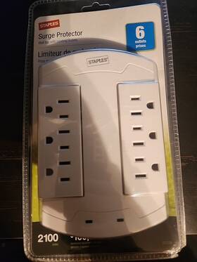 Staples 718103144124 Surge Protector Wall Tap With Rotating Outlets - 6