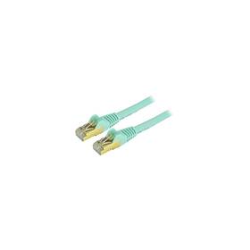 C6aspat4aq Startech 4ft Aqua Cat6a Shielded Patch Cable Ethernet 4 Ft Cat 6a