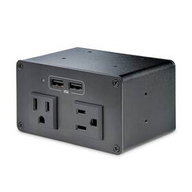 Startech.com 065030870795 Power Outlet Module For Conference Table Connectivity Box - 2x Ac And 2