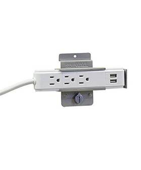 Storewall 666696007237 Power Strip Slatwall Bracket Set