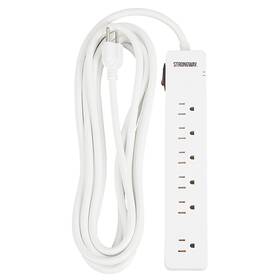Strongway 5723734 6-outlet Surge Protector Power Strip 15ft.l 14/3 Ga. 15 Amps