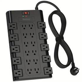2100j Superdanny 1850w Power Strip Surge Protector 22 Ac Multiple Outlets 1875w/15a Protection