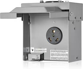 Uprv3050-1 Suraielec 30 Amp Rv Outlet Box Enclosed Lockable Electrical For Rv/e