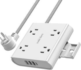 Sa-204sd-3a1c Sureance 4-outlet Power Strip With Usb C-sureance Surge Protector 4 Ports White