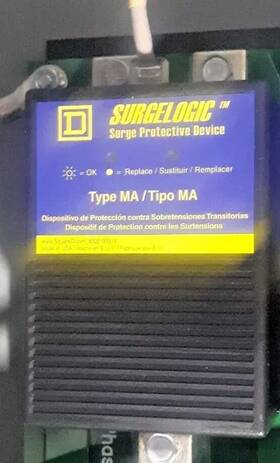 Ma4ima16 Surgelogic Square D 277v Voltage Surge Suppressor Type Ma/tipo Ma