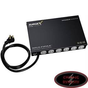 Sx-ds-156 Surgex 859971002854 Multipak 6-outlet Surge Protector And Power Conditioner New