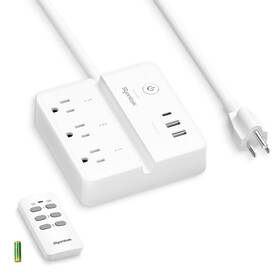 Bhz0324u-3rf Syantek Remote Control Power Strip With 3 Rf Controlled Outlets Surge Protector
